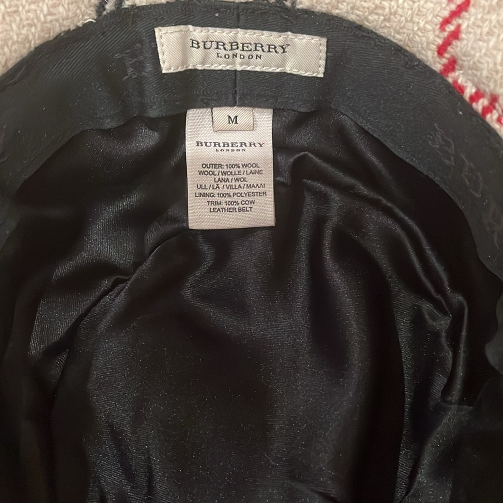 Preowned Burberry wool buckle hat - Picture 3 of 3